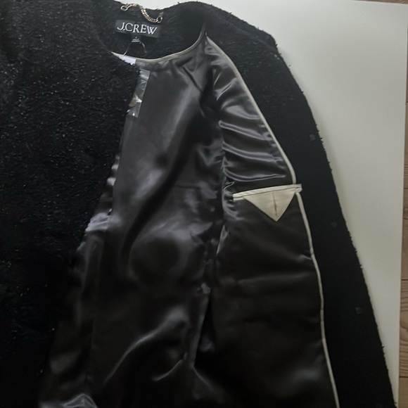 J Crew Textured Wool Blend Lady Coat size 0 - Picture 7 of 9